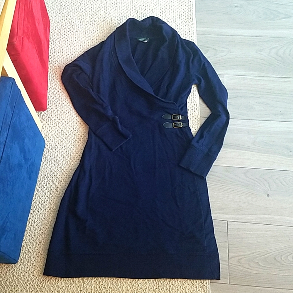 Ralph Lauren shawl collar dress